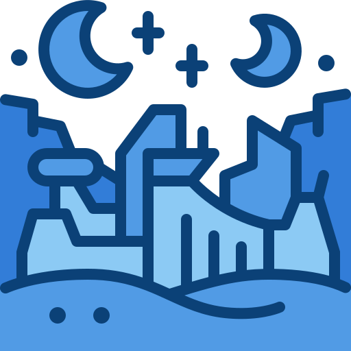 paisaje Generic Blue icono