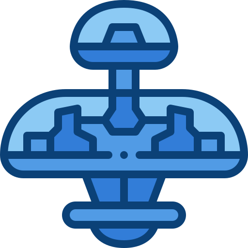 우주 식민지 Generic Blue icon