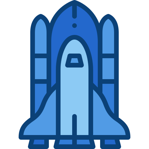 スペースシャトル Generic Blue icon