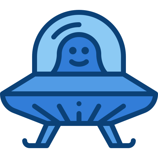 ufo Generic Blue ikona