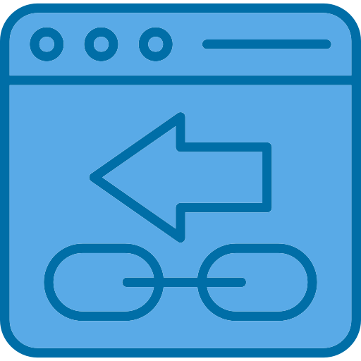 backlink Generic Blue icon