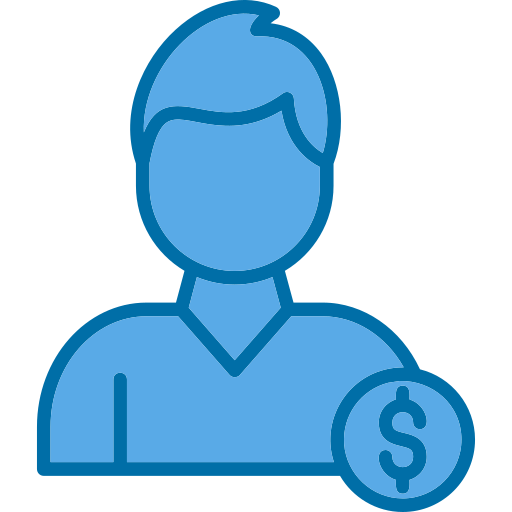 Cost per lead Generic Blue icon