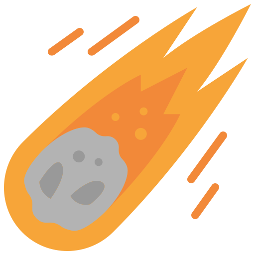 meteorito Generic Flat icono