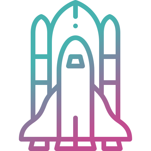 space shuttle Generic Gradient icon