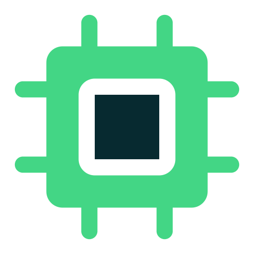 microprocesador Generic Flat icono
