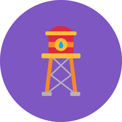 Water tower Generic Flat icon