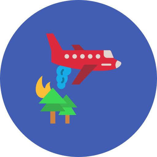 avión Generic Flat icono