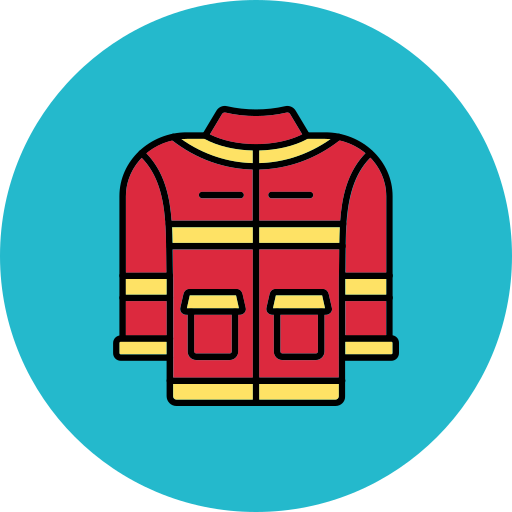 chaqueta Generic Outline Color icono
