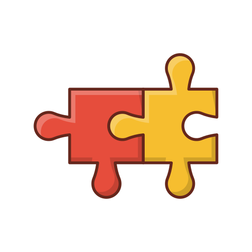 pezzi del puzzle Generic Outline Color icona