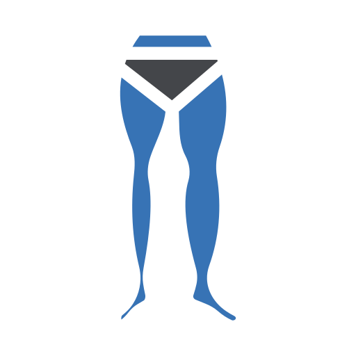 pernas Generic Blue Ícone