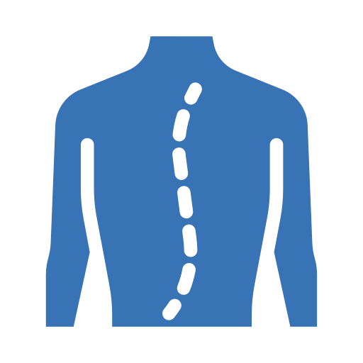 Scoliosis Generic Blue icon