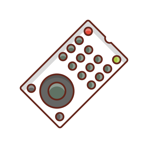 remoto Generic Outline Color icono