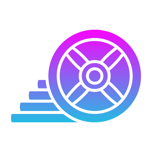 Weight plates Generic Flat Gradient icon