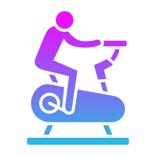 Stationary Bike Generic Flat Gradient icon