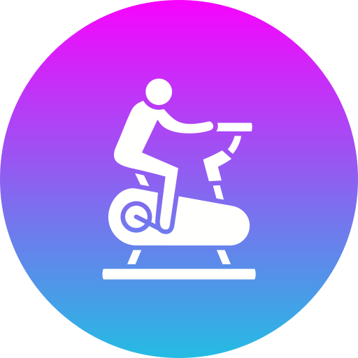 Stationary Bike Generic Flat Gradient icon