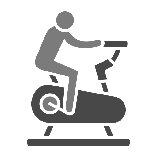 stationäres fahrrad Generic Grey icon