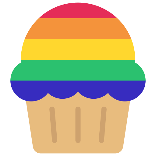 muffin Juicy Fish Flat icon