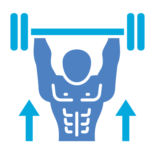 gewichtheben Generic Blue icon