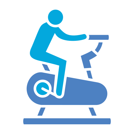 Стационарный велосипед Generic Blue иконка
