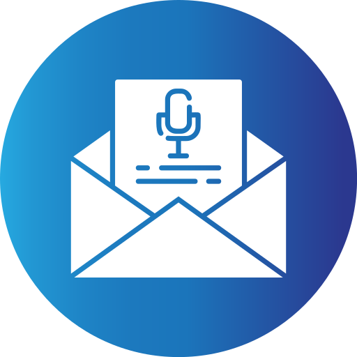 Голосовая почта Generic Blue иконка