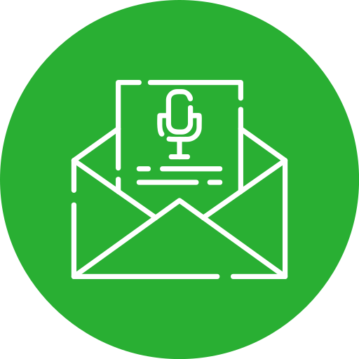 Voice mail Generic Flat icon