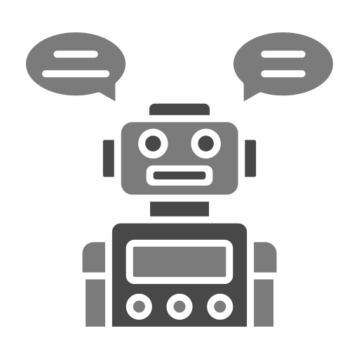 chatbot Generic Grey ikona