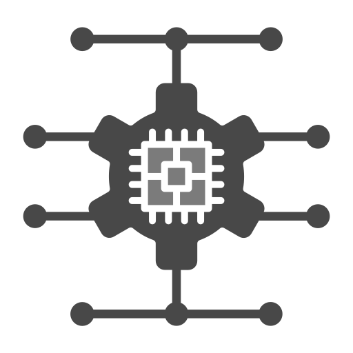 Artificial intelligence Generic Grey icon