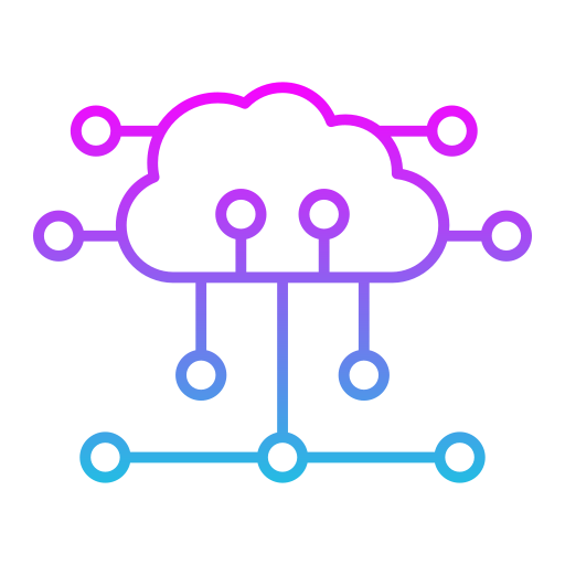 cloud computing Generic Gradient Icône