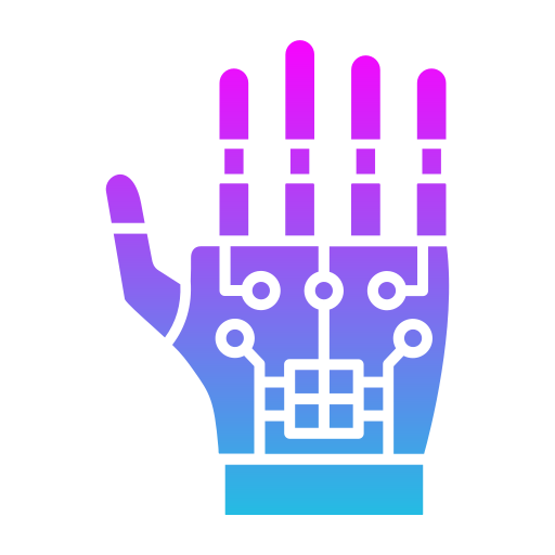 ręka Generic Flat Gradient ikona