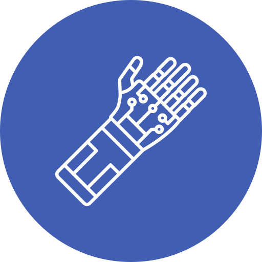 bioniczne ramię Generic Flat ikona