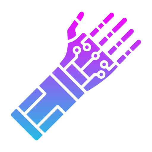 Бионическая рука Generic Flat Gradient иконка