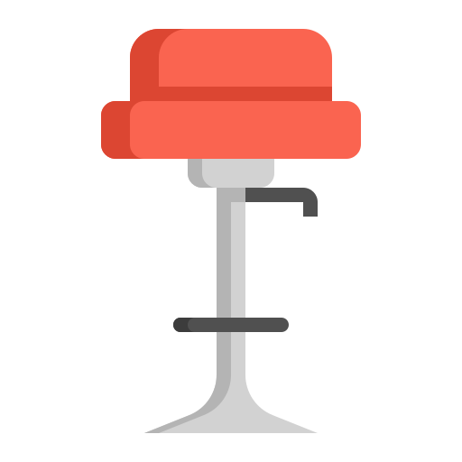 taburete de bar Generic Flat icono
