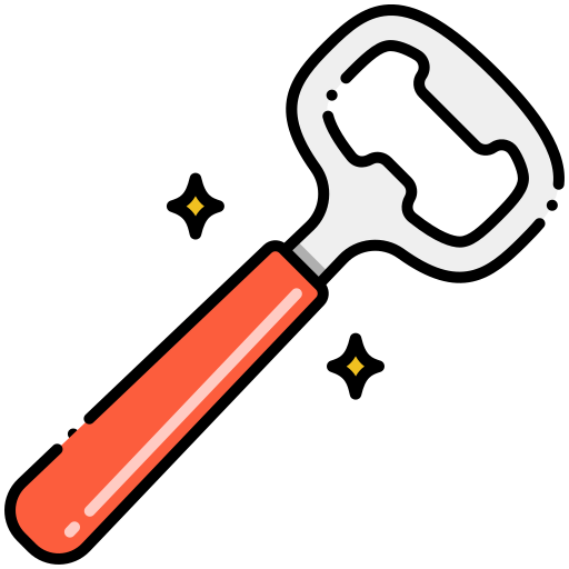 Bottle opener Generic Outline Color icon