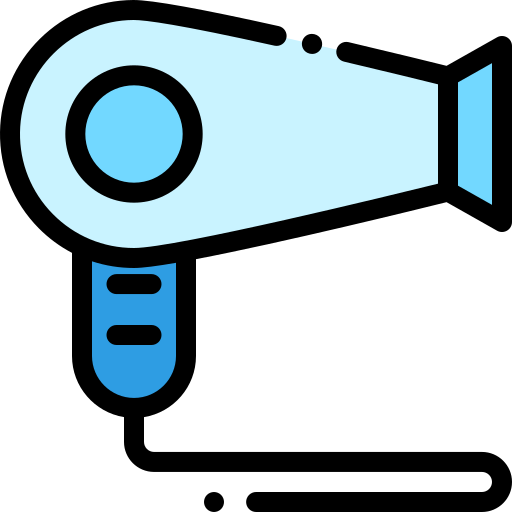 Hair dryer Detailed Rounded Lineal color icon