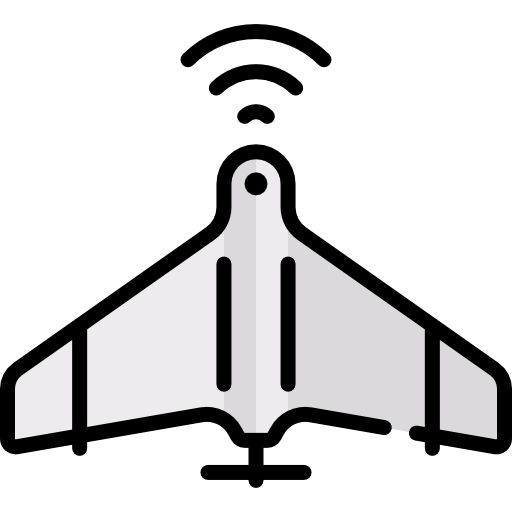 vehículo aéreo no tripulado Special Lineal color icono
