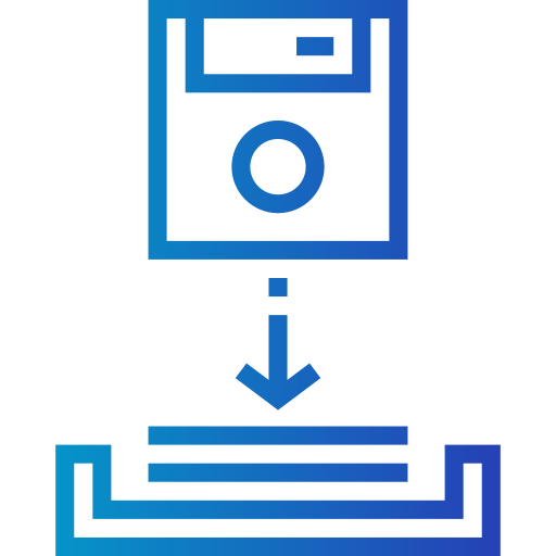 Floppy disk Smalllikeart Gradient icon