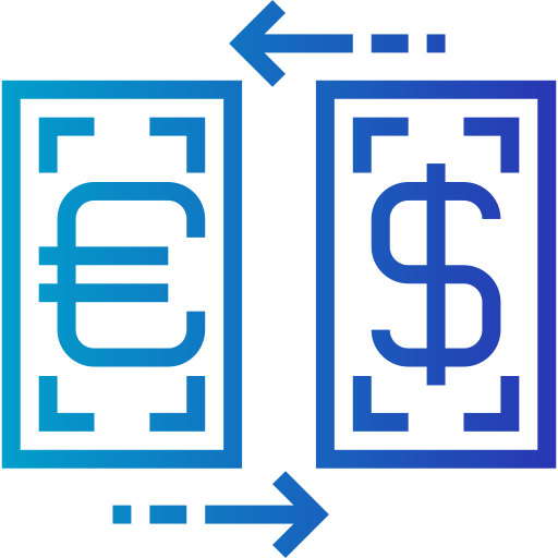 Exchange Smalllikeart Gradient icon