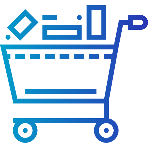 Shopping cart Smalllikeart Gradient icon