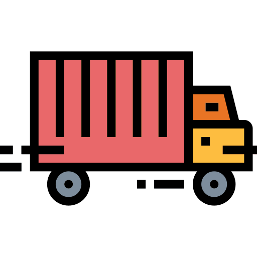 Delivery truck Smalllikeart Lineal Color icon