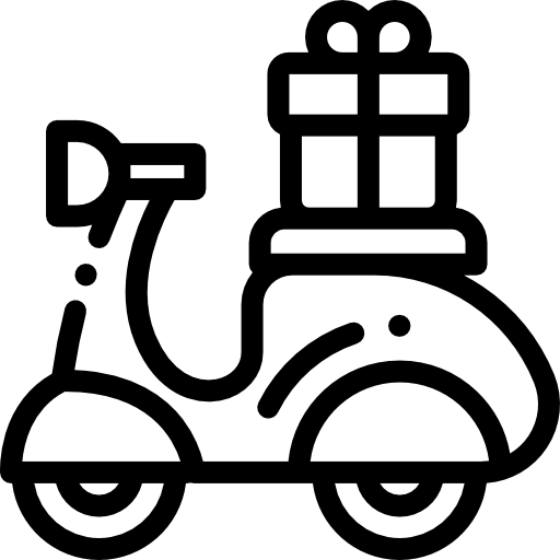 배달 Detailed Rounded Lineal icon