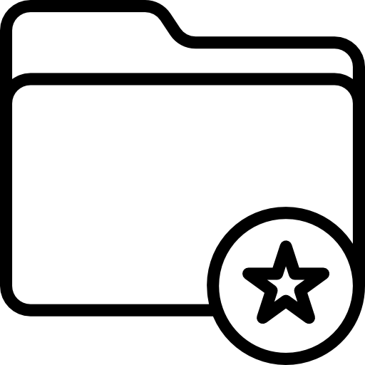 cartella srip Lineal icona