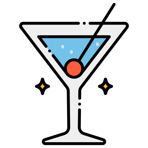 alcoholische drank Generic Outline Color icoon
