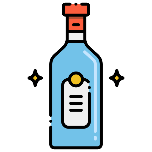 napój alkoholowy Generic Outline Color ikona