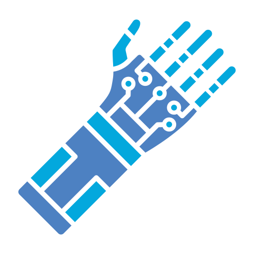 Bionic arm Generic Blue icon