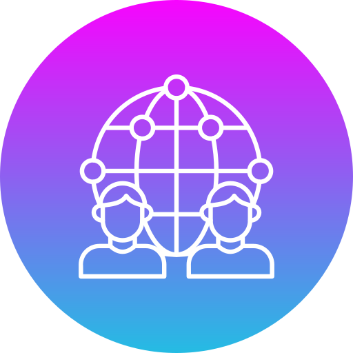 Global Network Generic Flat Gradient icon