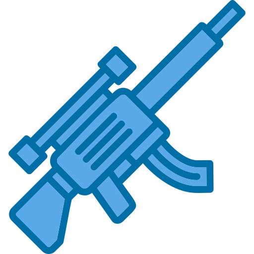 pistolet Generic Blue Icône