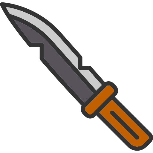 nóż Generic Outline Color ikona