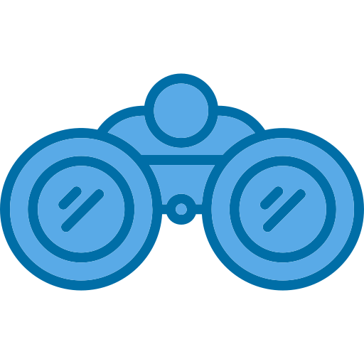 Binoculars Generic Blue icon