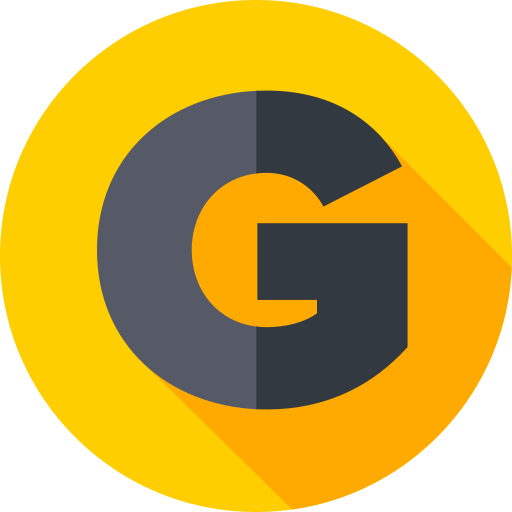 G Flat Circular Flat icon