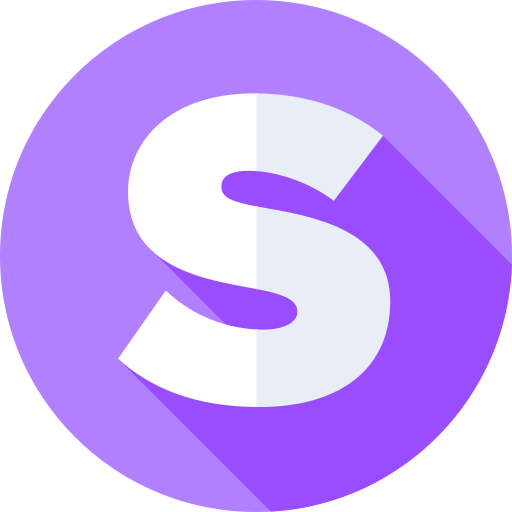 S Flat Circular Flat icon